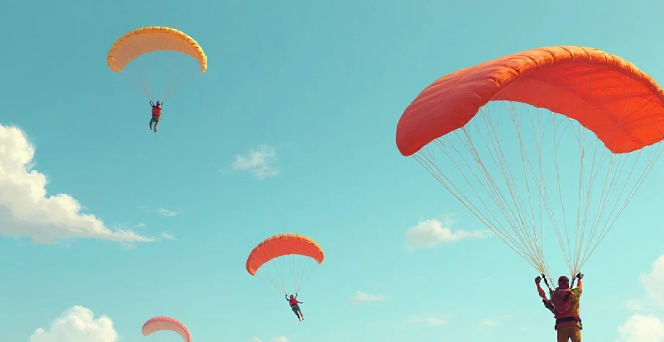 utilisation du parachute